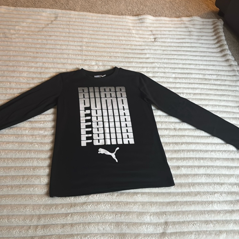 Boys puma long sleeve shirt